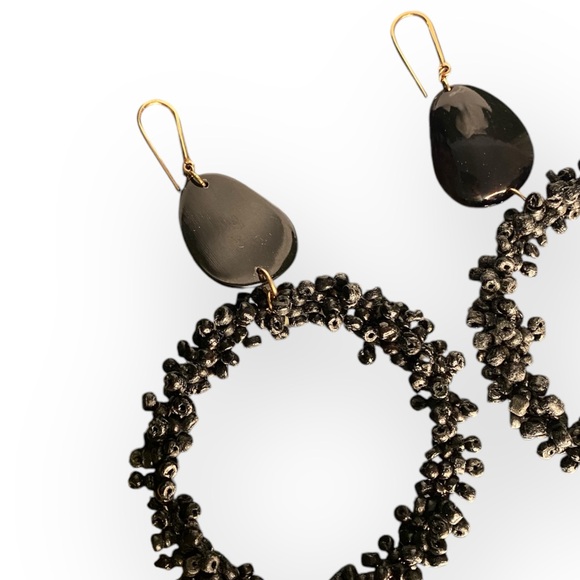 102‎ Isabel Marant Round On The Rocks Earrings - Picture 1 of 8
